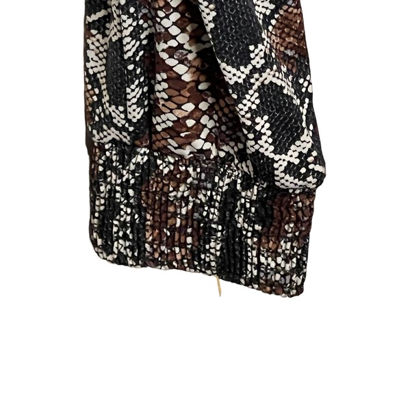 Veronica M Bias Tank Jumpsuit In Mikael Snake Reptile Print Women Size XS NWT‎ - Picture 5 of 8